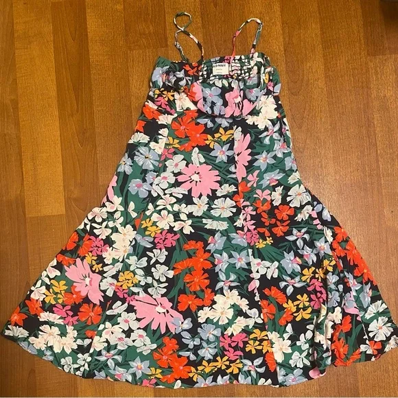 Old Navy Red and Green Strapless Sundress - Picture 3 of 10